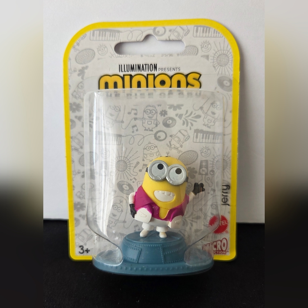 Jerry Minions Mattel Micro Collection Figure 2" Cake Topper Toy
